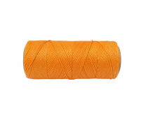 Macramé Koord - GEEL ORANJE / YELLOW ORANGE - #38 - Waxed Polyester Cord - Klos ca. 173mtr - 1mm Dik