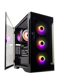 AMD Ryzen 9 5900X 12-Core High-End RGB Game PC - RTX 4060 8GB - 32GB RAM - 1TB SSD - WIN11 PRO - Gamdias Talos E2 Elite 